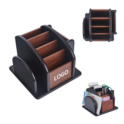 Wooden Desktop Organizer